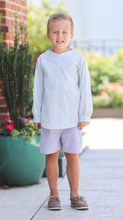 Liam Top in Celery Gingham (#1)