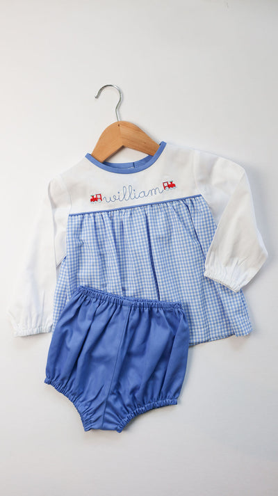 Boy Bloomer in Cobalt Pique (#30)