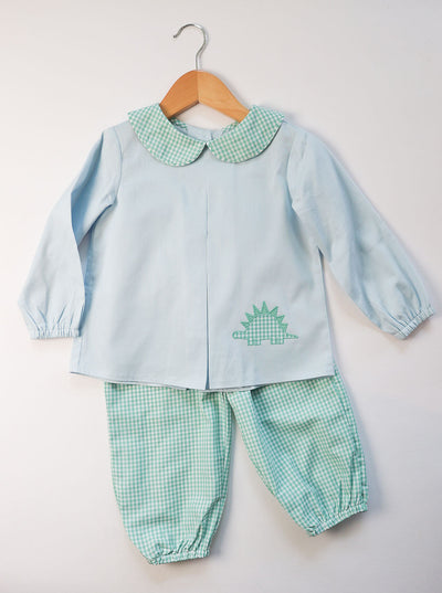 Boy Bloomer Pant in Apple Check (#4)