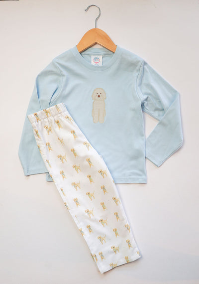 Boy Straight Pant in Golden Doodle (#71), Lined