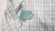 Edward Top w/ Tabs in Preston Plaid (#17) and Green Poly Cord (#62)