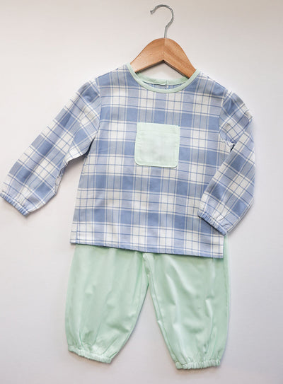 Boy Bloomer Pant in Mint Pique (#28)