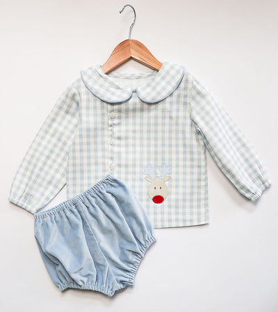 Boy Bloomer in Blue Velvet (#59)