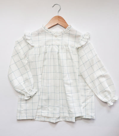 Alexandra Top in Blue Picture Frame (#27)