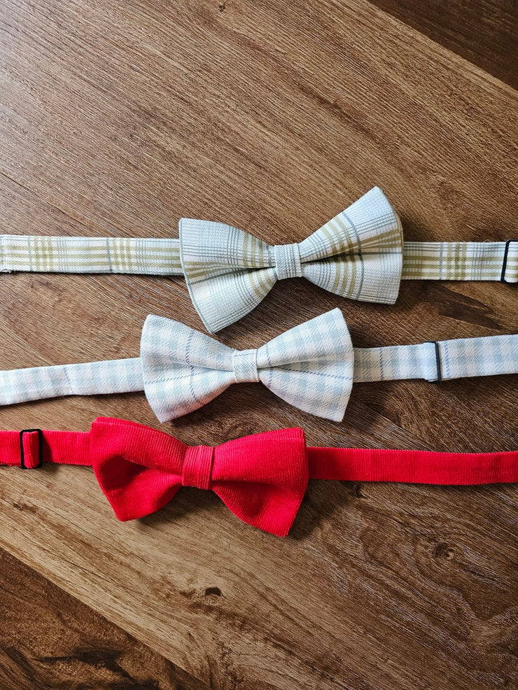 Bow Tie in Blue Plaid (#19)