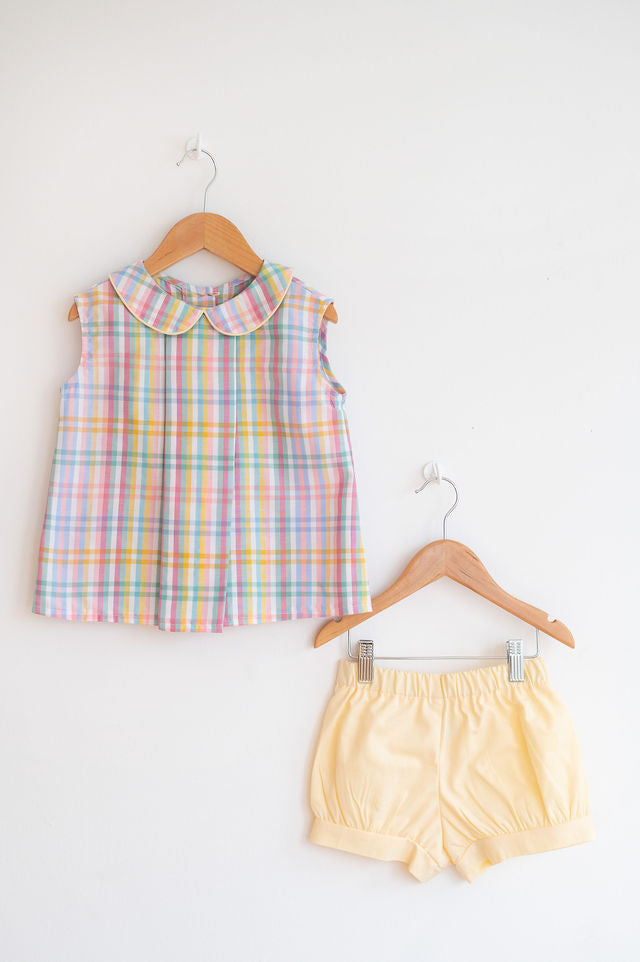 Furman Top in Pawley’s Plaid, SIZE 3T