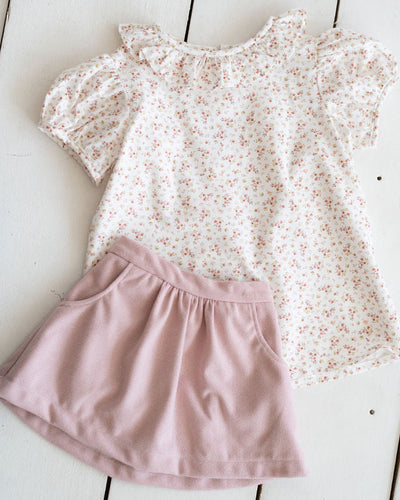 Janis Top in Blush Floral, SIZE 6