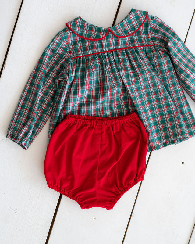 Boy Bloomer in Red Cord, SIZE 18M