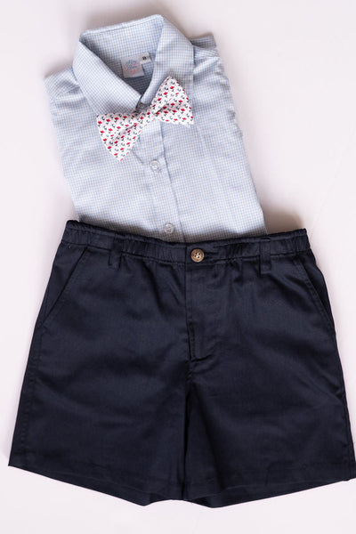 Rylan Short in Navy Pique, SIZE 8