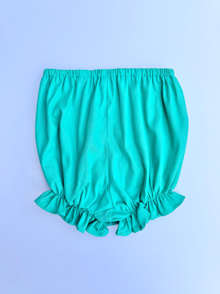Girl Bloomer in Aloe Broadcloth (#36)