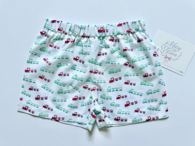 Boy Plain Short in Trains (#73)