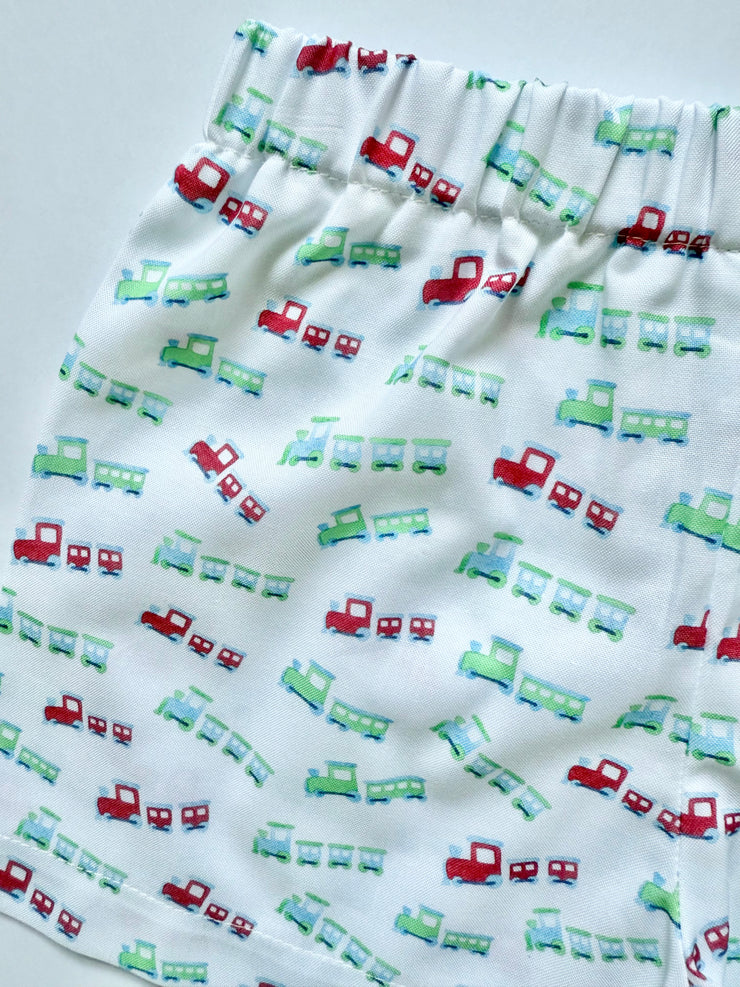 Boy Plain Short in Trains (#73)