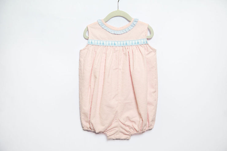 Emery Bubble in Pink Plumetti, LINED, SIZE 2T