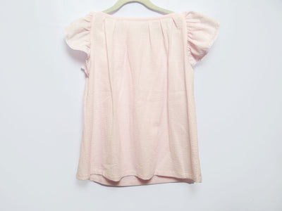 Ellie Top in Pink Linen Seersucker, SIZE 7