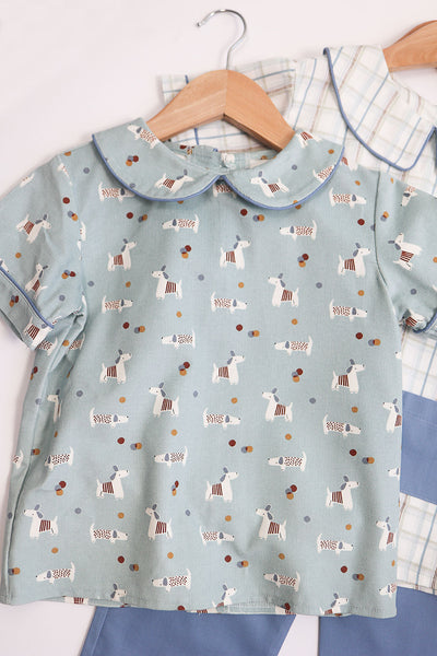 Tyler Top in Dogs, SIZE 4T