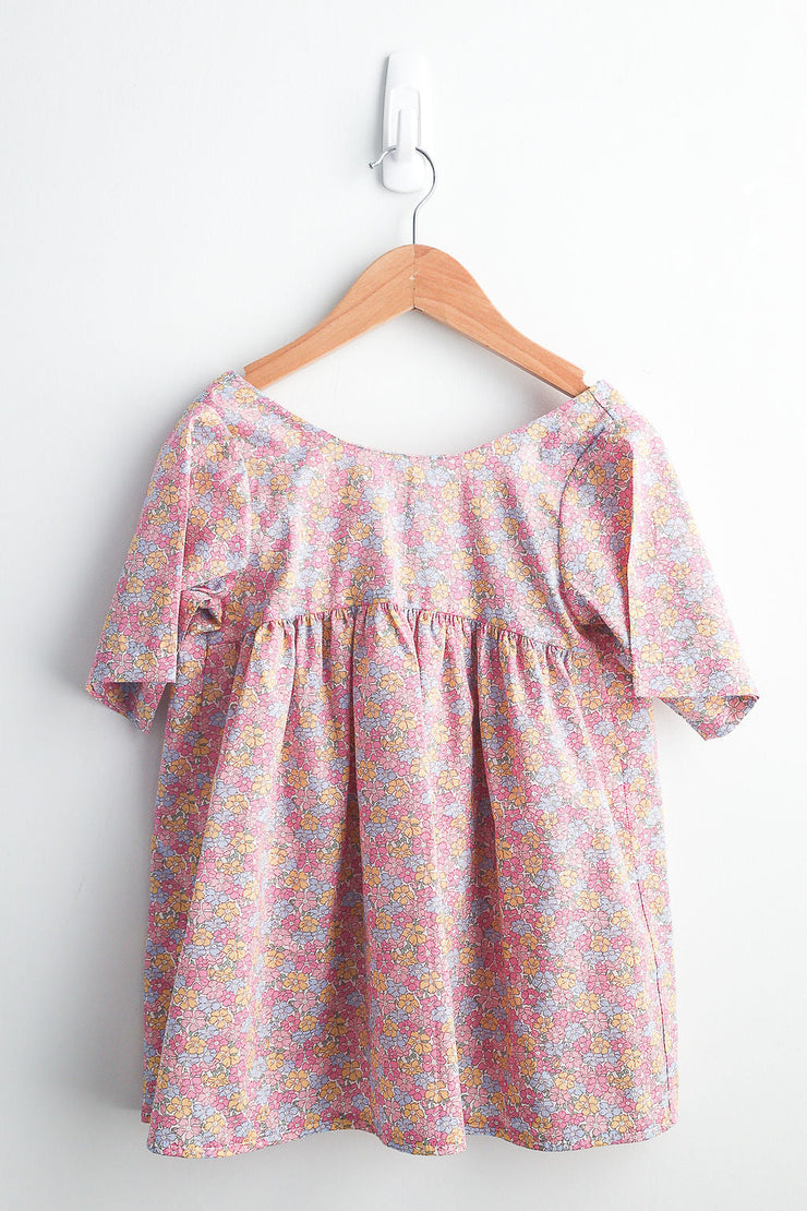 Maxwell Top in Sadie Rose Liberty (#49), Size 7