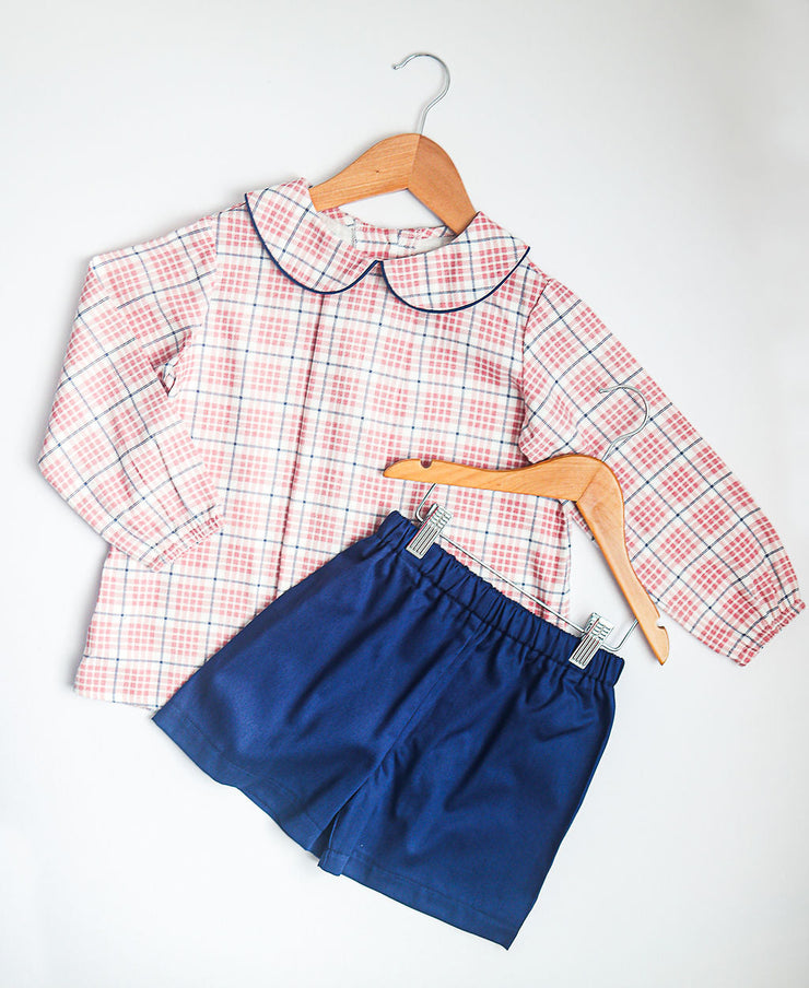 Furman Top in Edinburgh Plaid, SIZE 5