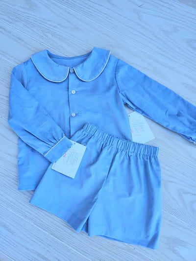 Cooper Top in Cornflower Cord, SIZE 4T