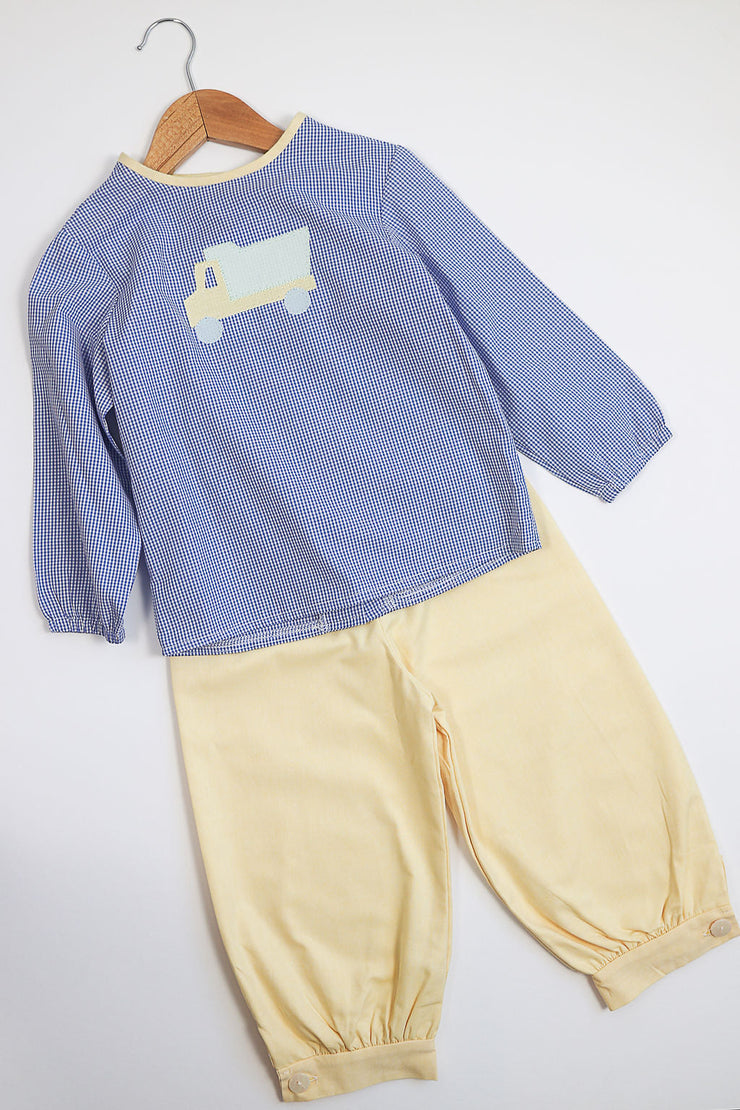 John Pant in Yellow Oxford, SIZE 4T